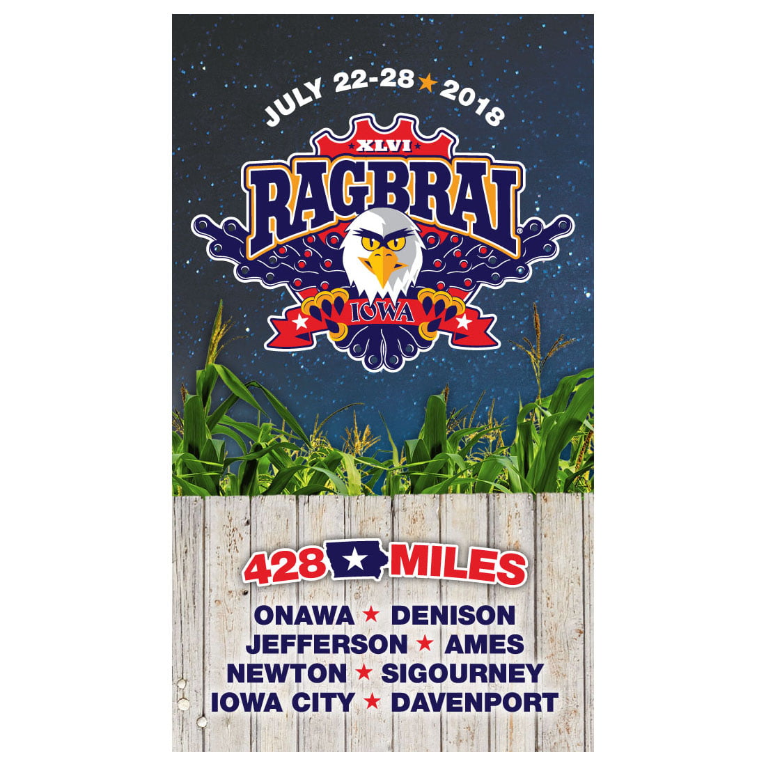 Legacy RAGBRAI Magnets