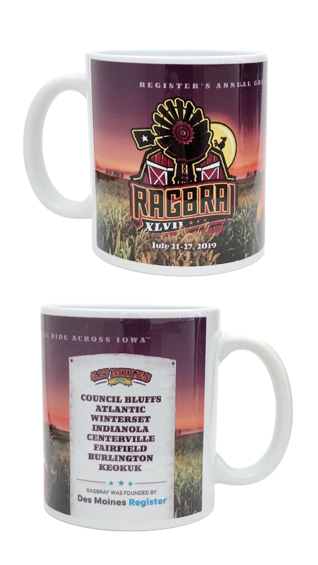 Legacy RAGBRAI Mugs