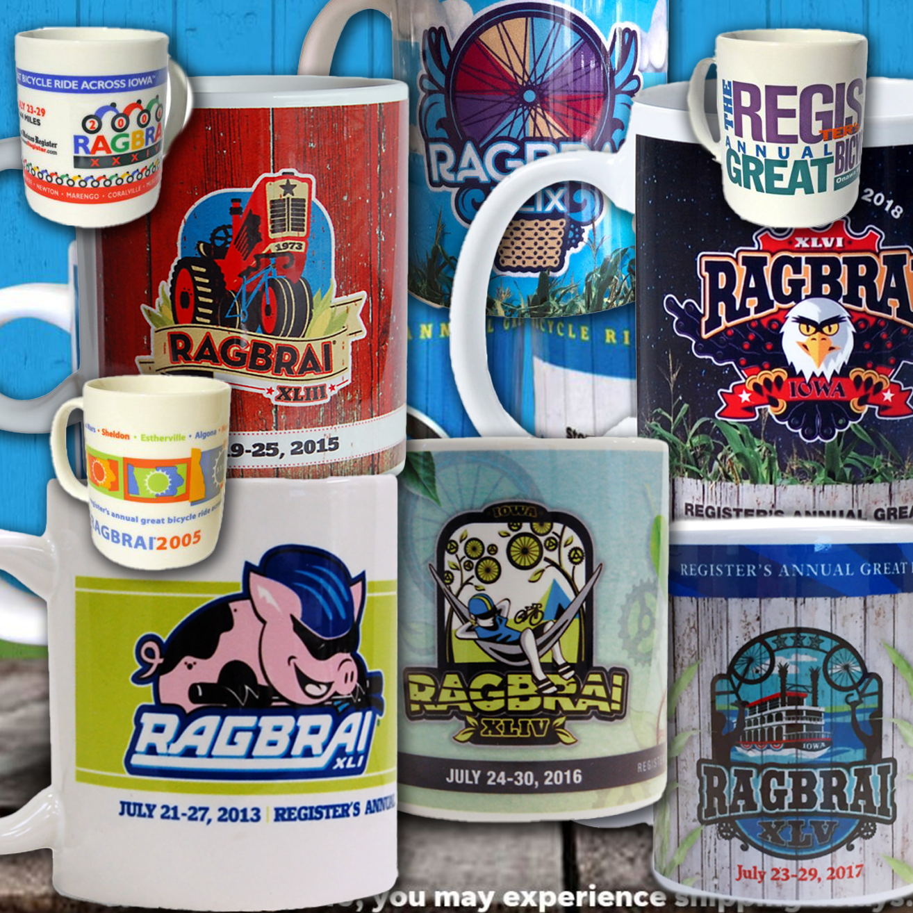 Legacy RAGBRAI Mugs