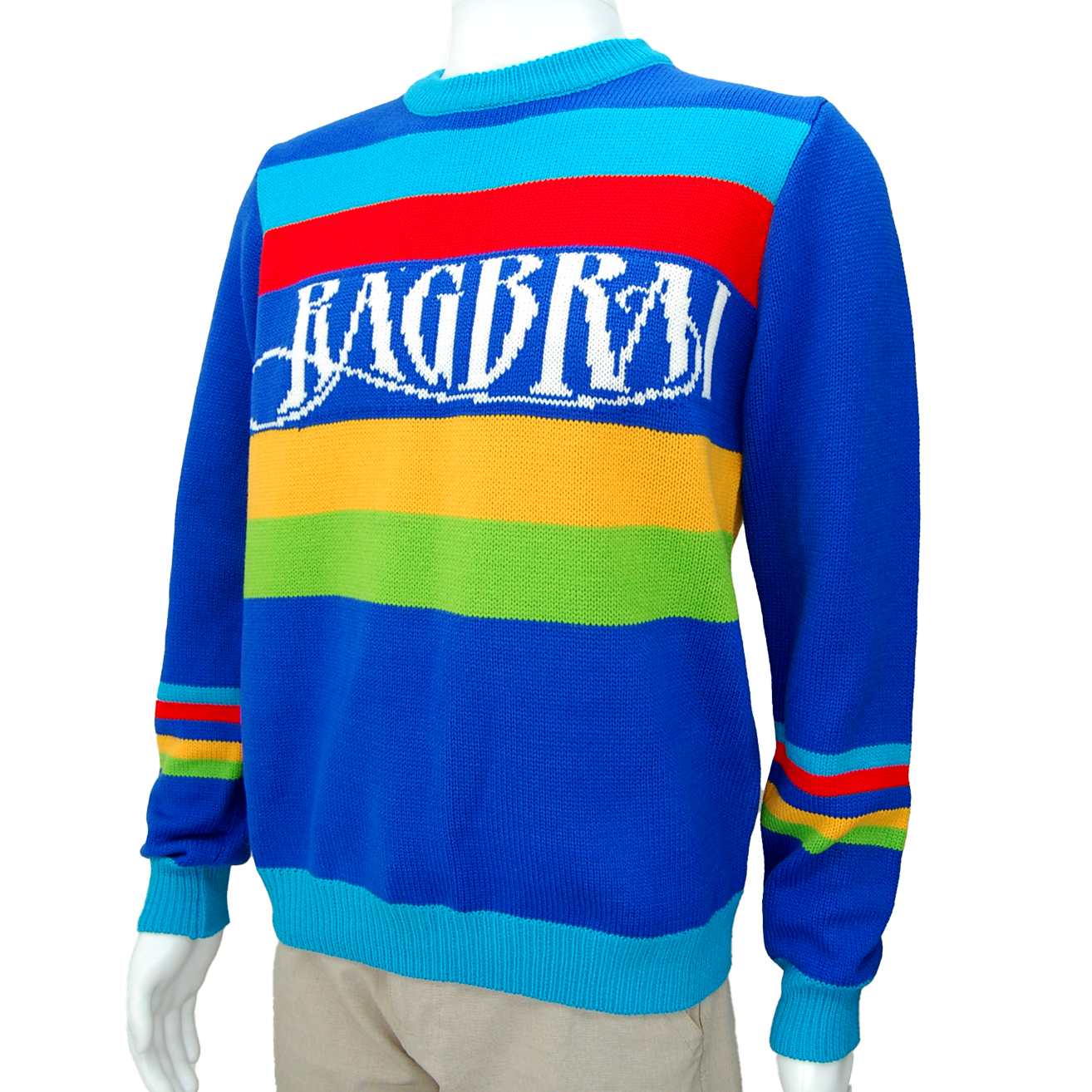 Knit Sweater: Classic RAGBRAI